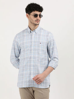 Tommy Hilfiger - Blue Ai Oxford Multi Check Rf Shirt