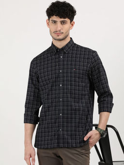 Tommy Hilfiger - Black Ai Windowpane Twill Check Rf Shirt