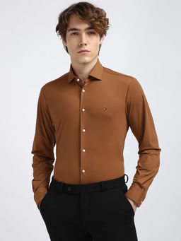 Tommy Hilfiger - Brown Ai Knitted Sf Shirt