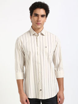 Tommy Hilfiger - Beige Ai Multi Printed Rf Shirt