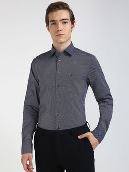 Tommy Hilfiger - Blue Ai Dot Dobby Rf Shirt