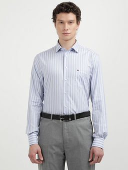Tommy Hilfiger - Blue Ai Oxford Melange Stp Rf Shirt