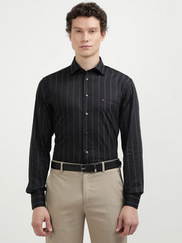 Tommy Hilfiger - Black Ai Satin Dobby Rf Shirt