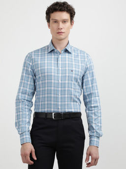 Tommy Hilfiger - Blue Ai Mid Check Rf Shirt