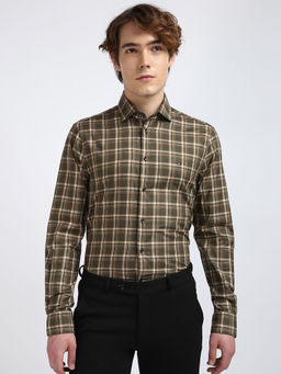 Tommy Hilfiger - Green Ai Melange Large Check Sf Shirt