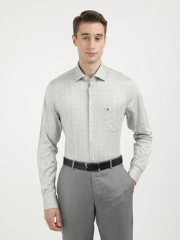 Tommy Hilfiger - Green Ai Windowpane Check Rf Shirt