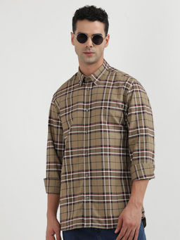 Tommy Hilfiger - Beige Sp24 Ai Largescale Oxford Rf Shirt