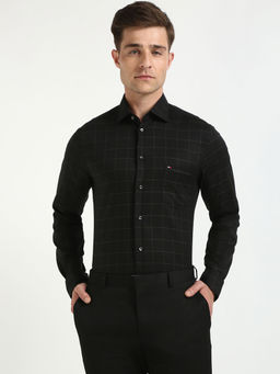 Tommy Hilfiger - Black Ai Chenile Windopane Rf Shirt