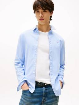 Tommy Hilfiger - Solid Slim Fit Oxford Woven Shirt Blue