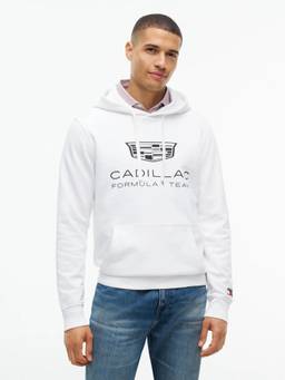 Tommy Hilfiger - Graphic Regular Fit Cotton Sweatshirt White