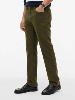 Tommy Hilfiger - Regular Fit Solid Mid Rise Trouser Green