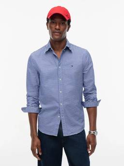 Tommy Hilfiger - Checks Regular Fit Oxford Woven Shirt Blue