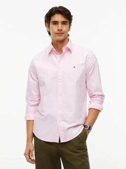 Tommy Hilfiger - Checks Regular Fit Oxford Woven Shirt Pink
