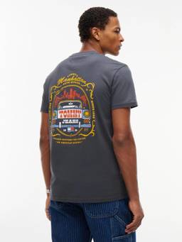 Tommy Hilfiger - Graphic Regular Fit Cotton T-Shirt Grey