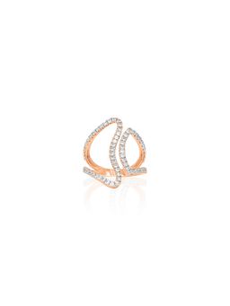 Maiora Diamonds - Skinny Statement Ring 18k Gold | Lab Grown Diamonds | Rose Gold