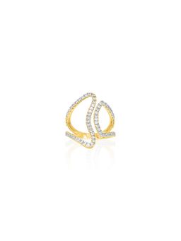 Maiora Diamonds - Skinny Statement Ring 18k Gold | Lab Grown Diamonds | Yellow Gold
