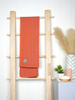 Doctor Towels - Banana Double Cloth Bath Towel - Rustic Orange (M)