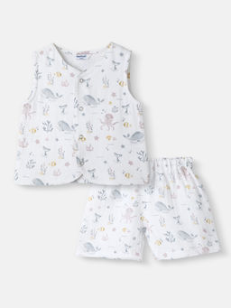 Nautinati - Infant Boys Patterned Muslin Cotton CO-Ord
