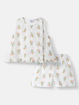Nautinati - Infant Boys Patterned Muslin Cotton CO-Ord