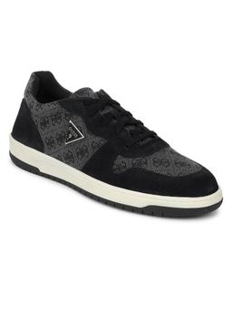 Guess - Men Black Lace-Up Nekov Sneakers