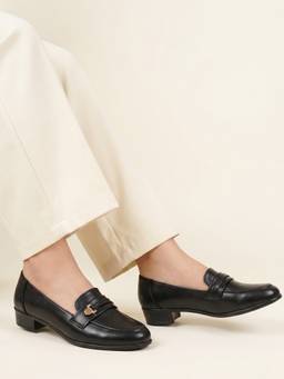 JODYHUB - Women Black Loafers
