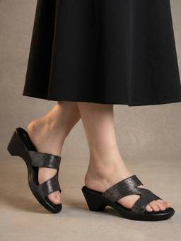 JODYHUB - Women Silver Block Heels