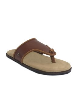 Planet Paaduks - Men Brown Leather Sandals