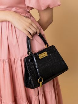 Twenty Dresses by Nykaa Fashion - Black Carrying My Essentials Sling Bag