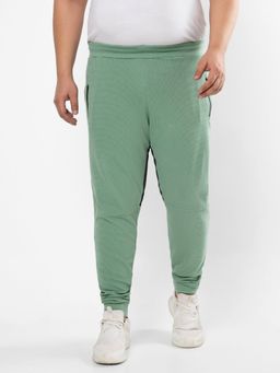 Instafab Plus - Size Men'S Solid Stylish Evening Trackpant,Green