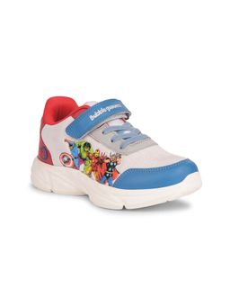 Bubblegummers - White Textile Round Toe Pair Of Sneakers
