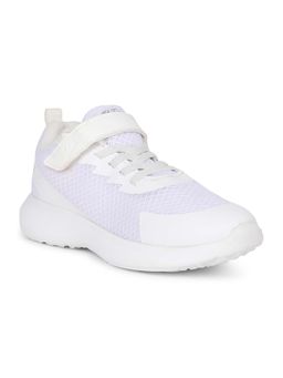 Bata - White Textile Round Toe Pair Of Sneakers