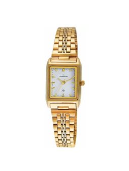 PA Maxima - 06112CMLY Gold White Dial Analog Watch For Women (S)