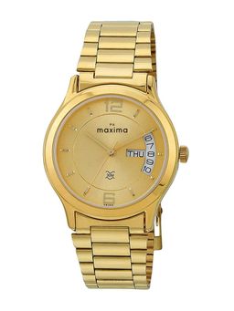 PA Maxima - 06364CMGY Gold Dial Analog Watch For Men (S)
