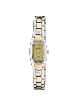 PA Maxima - 13682BMLT Bimetal Gold Dial Analog Watch For Women (S)