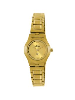 PA Maxima - 14732CMLY Gold Black Dial Analog Watch For Women (S)