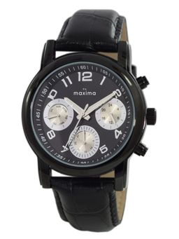 PA Maxima - 27163LMGB MF Black Attivo Black Dial Analog Watch For Men (M)