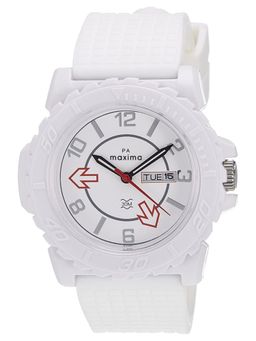 PA Maxima - 27280PPGW Aqua White Dial Analog Watch For Men (M)