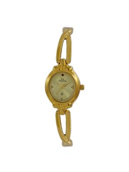 PA Maxima - 29377BMLY Gold Dial Analog Watch For Women (S)