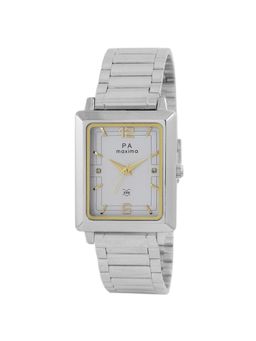 PA Maxima - 40113CMGI E-Co Attivo White Dial Analog Watch For Men (S)