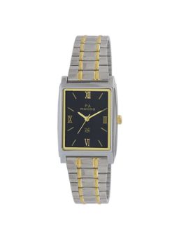 PA Maxima - 43342CMGT E-Co Bimetal Gold Black Dial Analog Watch For Men (S)