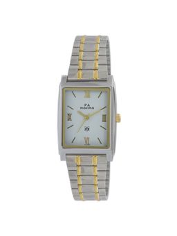PA Maxima - 43343CMGT E-Co Bimetal Gold White Dial Analog Watch For Men (S)