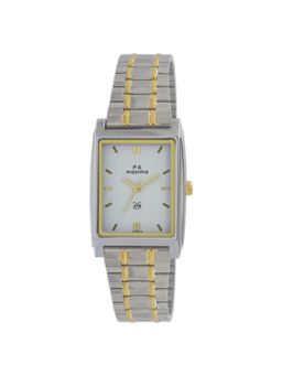 PA Maxima - 43345CMGT E-Co Bimetal Gold White Dial Analog Watch For Men (S)
