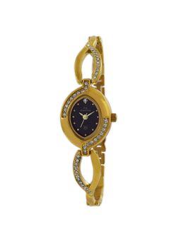 PA Maxima - 47682BMLY Gold Maroon Dial Analog Watch For Women (S)