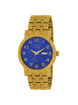 PA Maxima - 49723CMGY Gold Blue Dial Analog Watch For Men (M)
