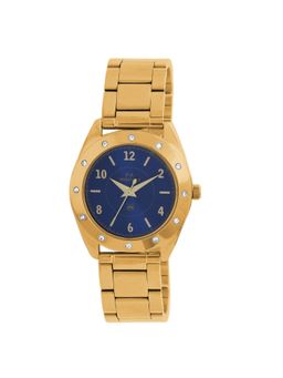 PA Maxima - 52762CMLY Gold Blue Dial Analog Watch For Women (S)