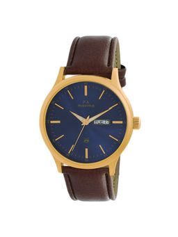 PA Maxima - 54233LMGY Gold Blue Dial Analog Watch For Men (L)