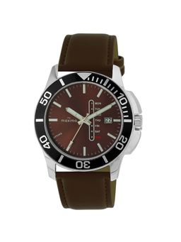 PA Maxima - 58441LMGI Attivo Brown Dial Analog Watch For Men (L)