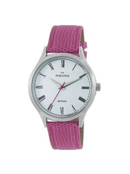 PA Maxima - 60390LMLI Attivo White Dial Analog Watch For Women (M)