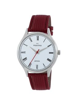 PA Maxima - 60391LMLI Attivo White Dial Analog Watch For Women (M)