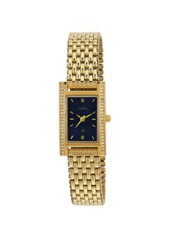 PA Maxima - 60601CMLY Gold Blue Dial Analog Watch For Women (S)